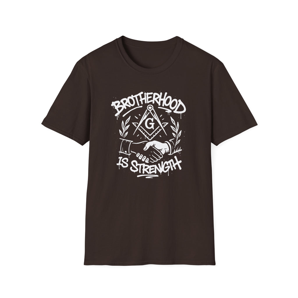 Brotherhood is Strength Unisex T-Shirt, Freemason Apparel, Gift for Masons, Brotherhood Tee, Casual Wear, Unique Graphic Tee